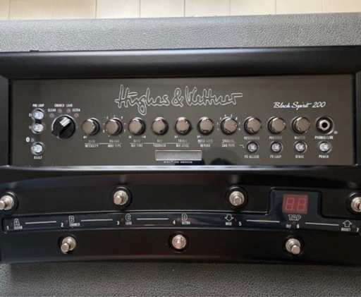 完売！感謝！ Hughes＆Kettner BLACK SPIRIT 200 FLOOR ヒュースアンドケトナー マルチエフェクター 美品！