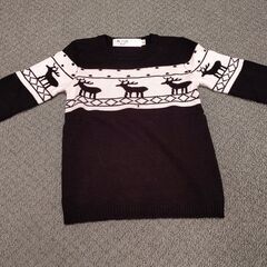 クリスマスにぴったりの家族お揃いセーターですの画像