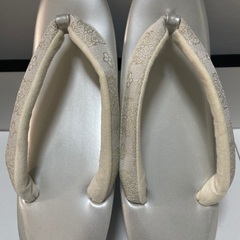 ほぼ新品です！訪問着用　草履バッグのセットの画像