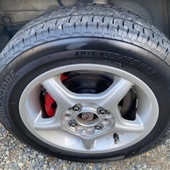 軽自動車　ホイール　タイヤセット　4本　国産ブリジストン