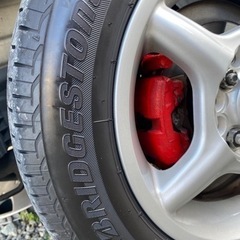 軽自動車　ホイール　タイヤセット　4本　国産ブリジストンの画像