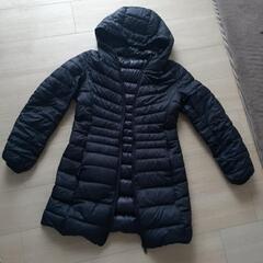 ④【受け渡し予定】ユニクロ　ロングダウンコート濃紺S