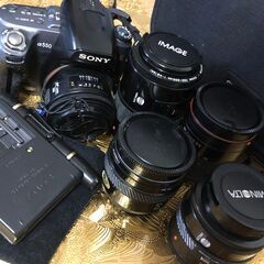 大特価  SONY 　α550　MINOLTA  AFレンズ  セット