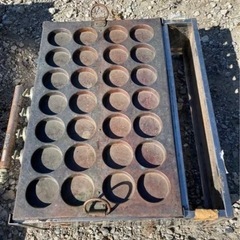 小型　業務用　回転焼き器　大判焼き器　銅板　プロパンガス用　の画像