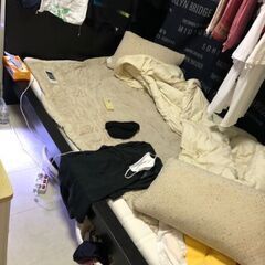 セミダブルベッドが無料です。