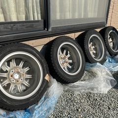 ⭐️受渡し終了⭐️軽自動車用　スタッドレスタイヤ　アルミホイールの画像