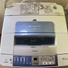 日立　BW-7LV  洗濯7kg シャワービート洗浄＆エアジェット乾燥の全自動洗濯機の画像