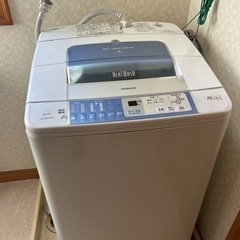 日立　BW-7LV  洗濯7kg シャワービート洗浄＆エアジェット乾燥の全自動洗濯機の画像