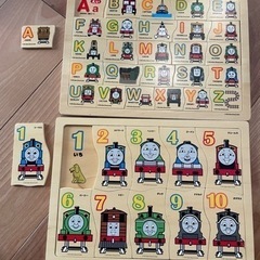 トーマス　パズル　英語　数字