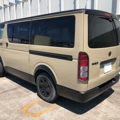 ハイエース　GLパッケージ25年式　３型車検6年2月ディーゼル4WD 6人3.0 前後ドラレコの画像