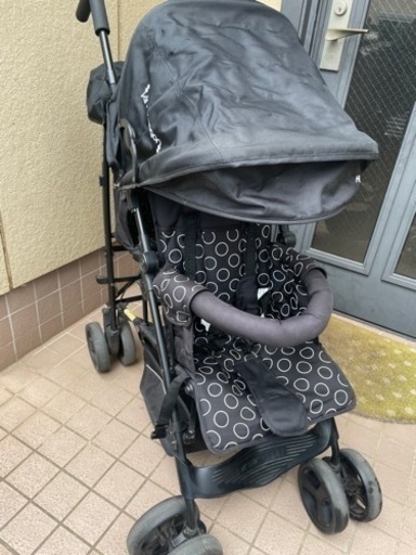 日本育児 kinderwagon 2人乗りベビーカー