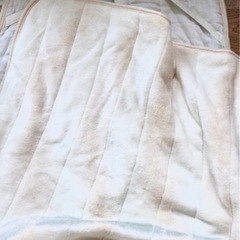 白　ピンク　シングルさいず　ふかふか　毛布　パッド
