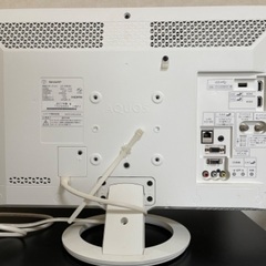 24型TV 短時間なら視聴可能です！SHARP テレビの画像