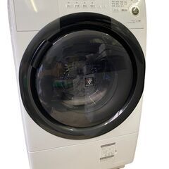 SHARPドラム式電気洗濯乾燥機 ES-S7F-WR 右開 2021年製 洗濯7㎏ 乾燥3.5㎏ 美品 動作確認済 直接引取大歓迎‼