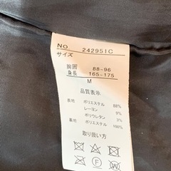 ジャケット　カラーブラックグレーの画像
