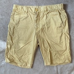 UNIQLO パンツ　カラー　イエロー