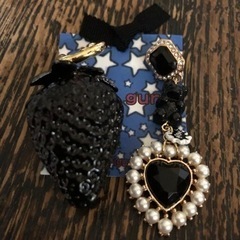 【新品】BEAMS ピアス いちご ロリパン PUNK ロリータ...