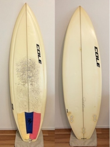 お得‼️5'7  COLE ルースキャノン　ケース付き、フィン、コードセット