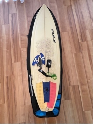 お得‼️5'7  COLE ルースキャノン　ケース付き、フィン、コードセット
