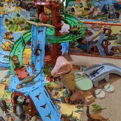 最終値下げ■アニア 恐竜 おもちゃ まとめ売り 恐竜探検島 の画像