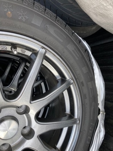 美品スタッドレスタイア&アルミホイール 225/55/R17