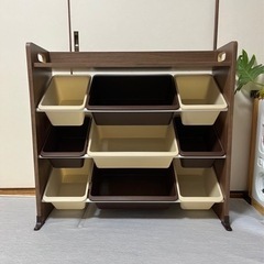【お取り置き中】アイリスオーヤマ  おもちゃ収納棚 ラック