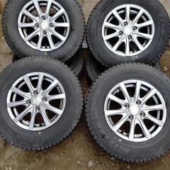 165R13 6PR BS スタッドレス プロボックス サクシード等 ホイールセット