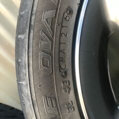165/55R14タイヤアルミホイール４本セット の画像