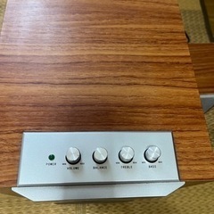 アンプ付きスピーカー　セットの画像