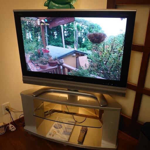 取引可 シャープ アクオス 37インチ テレビ台付 取りに来られる方
