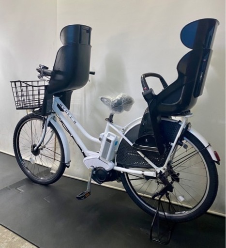 関東全域送料無料 保証付き 電動自転車 ブリヂストン ハイディー2 26インチ 8.7ah 3人乗り 白色 パワフル