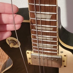 【ジャンク品】エレキギター（黒）の画像