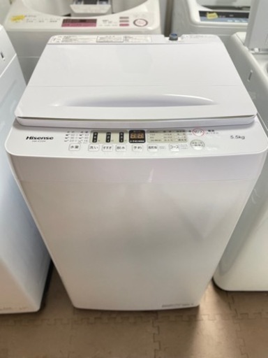 送料・設置込み　洗濯機　5.5kg Hisense 2022年
