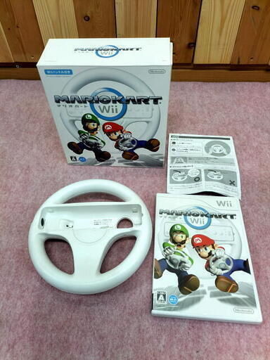 wiiマリオカート　ソフト1本　ハンドル1個　セット