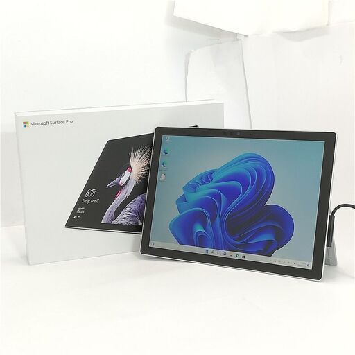 元箱付 Microsoft タブレット Surface Pro 5 中古美品 第7世代 Core m3 4GB 高速SSD 無線 Wi-Fi Bluetooth カメラ Windows11 Office