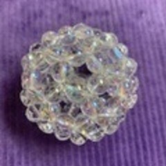 8㍉水晶AAA+オーロラクリスタルフラーレンの画像