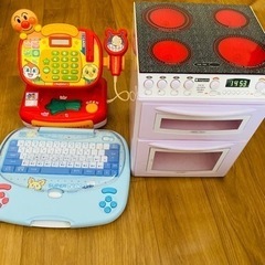 おままごとセット　キッチン、レジスター、パソコン　まとめ売り　セットの画像