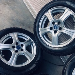 冬タイヤ 185/60R15 BS製プリウス等用アルミ付きスタッドレス4本組の画像
