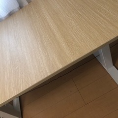 【9/12 値下げしました】電動昇降デスク SEKI オーク/ホワイトの画像