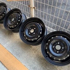 新車外しスズキ純正14インチスチールホイール 14インチ。スズキ純正スチールホイール。新車外し4本セット