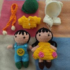 仲良し男の子と女の子の画像