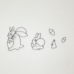 ワイヤーアート トトロ