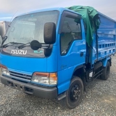 福島県　いすゞ　エルフ　ダンプ　4WD 機関良好！