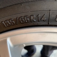 5H▲マルチ！アルミホイール！5穴！185/65R14！の画像