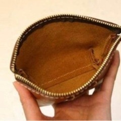 レザークラフト用 ポーチ 型紙の画像