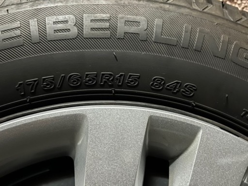 2010年 フィット GE6タイヤホイルセット 4本
