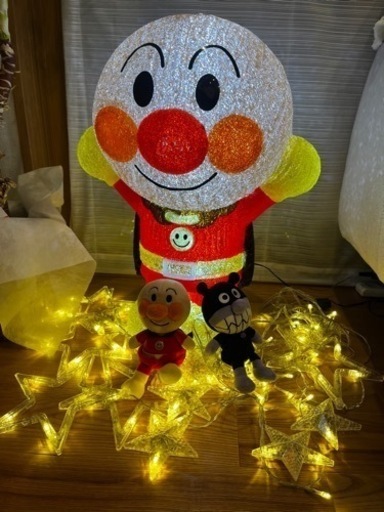 アンパンマン　大サイズ　イルミネーションライト　野外用モチーフ