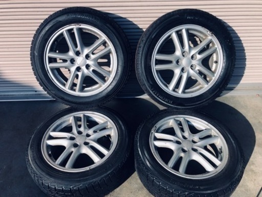 冬タイヤ 195/60R16 スバル純正アルミ付きスタッドレス4本組