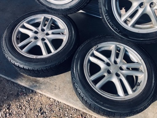 冬タイヤ 195/60R16 スバル純正アルミ付きスタッドレス4本組