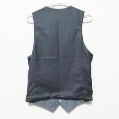 【美品 84%OFF】RATTLE TRAPメンズ リバーシブル ベスト L グレー ドットの画像